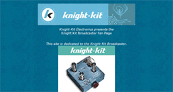 Desktop Screenshot of knightkit.com