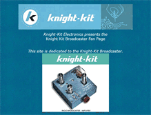 Tablet Screenshot of knightkit.com